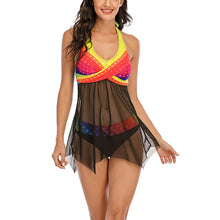 Load image into Gallery viewer, European Girl Style Plus Size Skirt Split Triangle Bikini