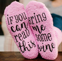 Load image into Gallery viewer, Casual Women's Letter Printed Coral Fleece Cake Socks