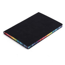 Load image into Gallery viewer, Colorful Rainbow Side A5 Leather Cover Notebook