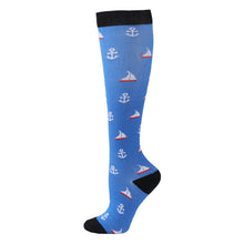 Load image into Gallery viewer, Sports Compression Socks Pattern Stretch Stockings