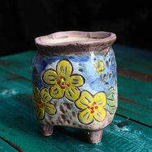 Load image into Gallery viewer, Succulent Flower Pot Hand-painted Stoneware Retro Creative Breathable