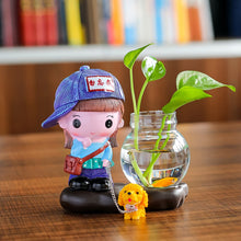 Load image into Gallery viewer, Vase Living Room Flower Arrangement Ornaments Transparent Glassware