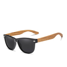Load image into Gallery viewer, Bamboo Wood Sunglasses Wooden Retro Polarized Sunglasses