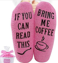 Load image into Gallery viewer, Casual Women's Letter Printed Coral Fleece Cake Socks