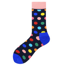 Load image into Gallery viewer, Color Large Version Polka Dot Men's Trendy Socks In Tube Socks
