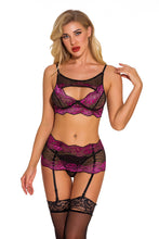 Load image into Gallery viewer, European And American Lace Mesh Underwear Set