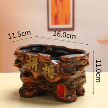 Load image into Gallery viewer, Retro Fortune Tree Ceramic Flower Pot Desktop Pendulum