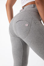 Load image into Gallery viewer, Shascullfites melody cotton bum lifting leggings booty shaping gray push up pants women