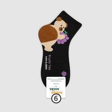 Load image into Gallery viewer, Combed Cotton Heel Small Animal Model Short Tube Girls Cotton Socks