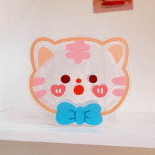 Load image into Gallery viewer, Creative Cartoon Student Desktop Pen Holder Office Stationery Cosmetics Transparent Storage Tube