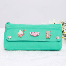 Load image into Gallery viewer, Sepovica Cute Large-capacity Pencil Case for Students Salt Series Girl Japanese Simple Pencil Stationery Box Cartoon Stationery