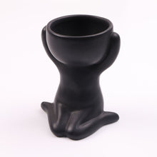 Load image into Gallery viewer, Humanoid ceramic flower pot