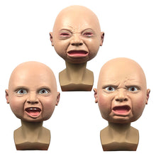 Load image into Gallery viewer, Cute Children Latex Headgear Mask Funny Face Headgear For Masquerade Party