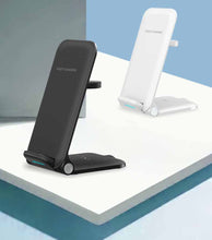 Load image into Gallery viewer, Desktop Vertical Multifunctional Three-in-one Wireless Charger