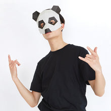 Load image into Gallery viewer, 3d Half Face Mask Collection Fox Elephant Panda Elk