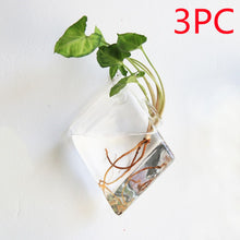 Load image into Gallery viewer, Fashion Wall Hanging Glass Flower Vase Terrarium Wall Fish Tank Aquarium Container Flower Planter Pots Home Garden Decoration
