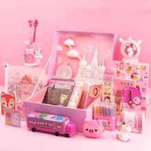 Load image into Gallery viewer, Sakura Girl Starry Stationery Set Gift Box For Primary And Middle School Students