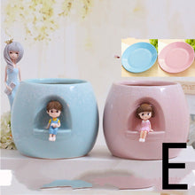 Load image into Gallery viewer, Cartoon Ceramic Flower Pot Small Animal Character