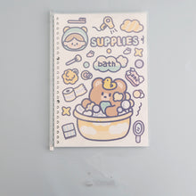 Load image into Gallery viewer, B5 Loose-leaf Simple And Cute Hand Girl Heart Disassembly Notes Learning Hand Book Stationery