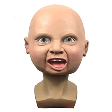 Load image into Gallery viewer, Cute Children Latex Headgear Mask Funny Face Headgear For Masquerade Party