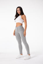 Load image into Gallery viewer, Shascullfites melody cotton bum lifting leggings booty shaping gray push up pants women