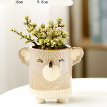 Load image into Gallery viewer, Cartoon Animal Succulent Flower Pot Ceramic Household Creative Stoneware Breathable