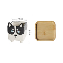 Load image into Gallery viewer, Creative Personality Cute Small Ceramic Flowerpot
