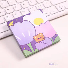 Load image into Gallery viewer, Cartoon Soft Cute Rabbit Notebook Purple Girl Portable Message

