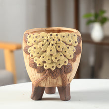 Load image into Gallery viewer, Succulent Flower Pot Ceramic Large Old Pile Platter Hand-painted Pot
