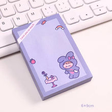 Load image into Gallery viewer, Cartoon Soft Cute Rabbit Notebook Purple Girl Portable Message
