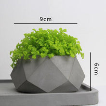 Load image into Gallery viewer, Succulent Flowerpot Mold Homemade Bonsai Cement Mold Silicone Mold Concrete Mold Custom Cement Silicone
