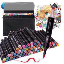 Load image into Gallery viewer, Double-headed Marker Pen Student Art Painting Set Supplies Color Marker Pen
