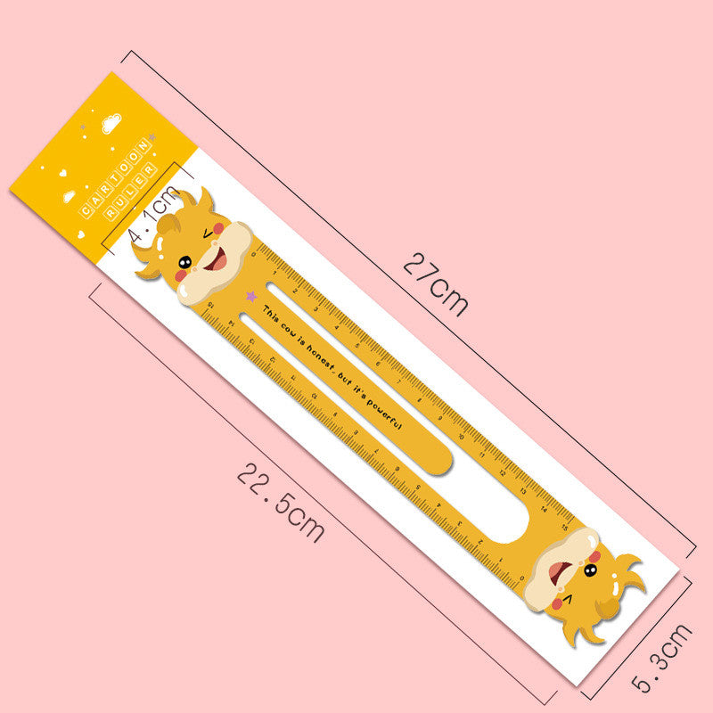 Load image into Gallery viewer, Japanese And Korean Creative Zodiac Magnetic Ruler Cartoon