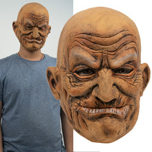 Load image into Gallery viewer, Old Bald Man Halloween Party New Latex Mask Funny Horror Cosplay Masks Props
