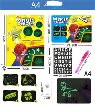 Load image into Gallery viewer, Painting Luminous Writing Board Children Glowing Magical Fluorescence
