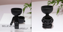 Load image into Gallery viewer, Humanoid ceramic flower pot
