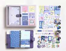 Load image into Gallery viewer, Checkered Loose-leaf Cute Hand Ledger Japanese Notebook
