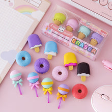 Load image into Gallery viewer, Creative Primary School Prize Eraser Dessert Cute Cartoon Childrens Gifts School Supplies Kindergarten Eraser
