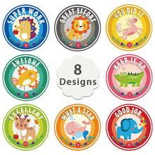 Load image into Gallery viewer, 500roll Childrens Toys Reward Incentive Sticker Label Office Stationery Decoration Label Sealing Sticker
