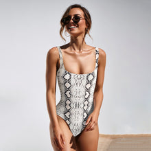 Load image into Gallery viewer, Leopard Snake Print New Sexy Ladies One-Piece Swimsuit

