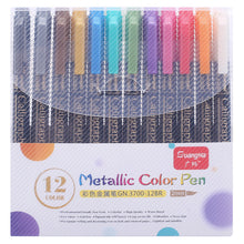 Load image into Gallery viewer, Color black card album color metal pen
