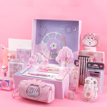 Load image into Gallery viewer, Sakura Girl Starry Stationery Set Gift Box For Primary And Middle School Students
