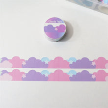 Load image into Gallery viewer, Ins Cute Stars And Clouds Border Decoration And Paper Tape
