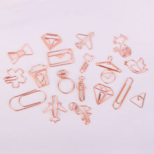 Load image into Gallery viewer, Rose gold series paper clip
