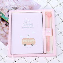 Load image into Gallery viewer, Cartoon Notebook Suit Couple Notebook Gift Box
