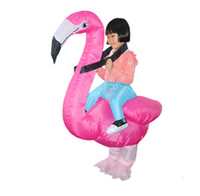 Load image into Gallery viewer, Creative toys Halloween Christmas Flamingo cosplay dress up inflatable suit party spoof costume props
