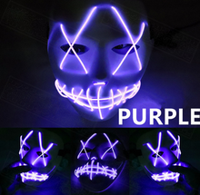 Load image into Gallery viewer, Halloween Led Glowing Full Face Mask
