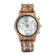Load image into Gallery viewer, All wooden watch quartz watch
