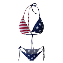Load image into Gallery viewer, Printed sexy bikini split swimsuit
