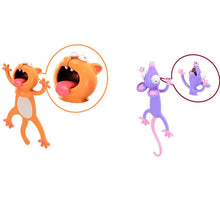 Load image into Gallery viewer, 3D Stereo Cartoon Lovely Animal Bookmark Original Cute Cat PVC Material Student Children School Stationery for Kids Gift
